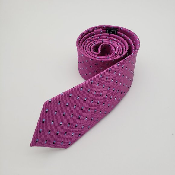 Laurant Bennet Milano Men's Dress Suit Skinny Neck Tie 57"L 2 1/8"W - Picture 2 of 8